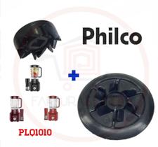 Acoplamento do Motor e Do Copo Liquidificador Philco PLQ1010