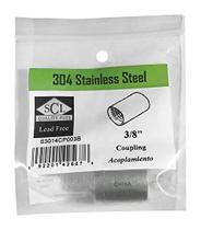 Acoplamento em aço inoxidável Smith-Cooper International 3/8" Acoplamento em aço inoxidável Smith-Cooper International 3/8"