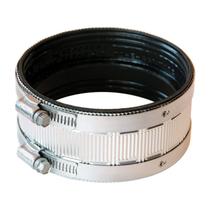 Acoplamento Fernco de 4 polegadas com diâmetro de cubo x 7,5 cm L de borracha de neoprene