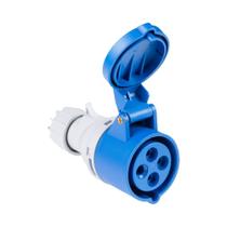 Acoplamento Industrial 3P+T 32A 220-250V 9H Azul IP44 56255136 Tramontina