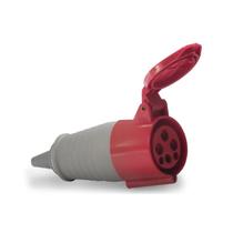 Acoplamento Industrial 4P+T 16A Vermelho Soprano Acoplamento Industrial 4P+T 16A Vermelho Soprano