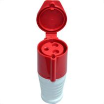 Acoplamento Jng 380V 2 Polos+Terre 32A Vermelho 223-9 Acoplamento Jng 380V 2 Polos+Terre 32A Vermelho 223-9
