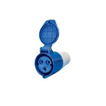 ACOPLAMENTO - MGI-213 - 16A - 2P+T - 6H - AZUL - 220Vca