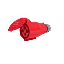 Acoplamento Móvel Industrial 3p+t 32a 6h 380v Vermelho Acoplamento Móvel Industrial 3p+t 32a 6h 380v Vermelho