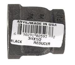 Acoplamento redutor Anvil International 3/4"x1/2" preto Acoplamento redutor Anvil International 3/4"x1/2" preto
