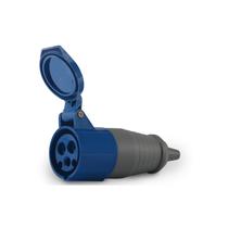 Acoplamento (Tomada) Industrial - ACS-3256 32a 2p+t 220240Vca IP44-6H Soprano