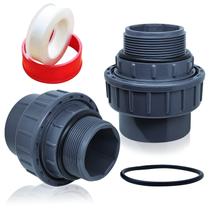 Acoplamiento para bomba de piscina Boltigen 1.5 NPT macho x 1.5 unión deslizante Acoplamiento para bomba de piscina Boltigen 1.5 NPT macho x 1.5 unión deslizante