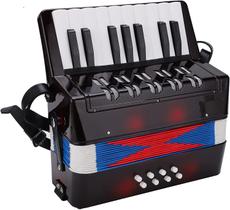 Acordeom sanfona 17 teclas acordeon 8 baixos