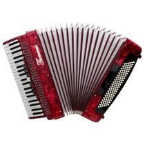 Acordeon 120 Baixos 41 Teclas Ta 12009 Vermelho Thommasi F097