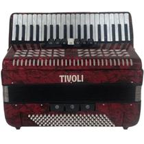 Acordeon 41 Teclas 120 Baixos Vermelho - Tivoli