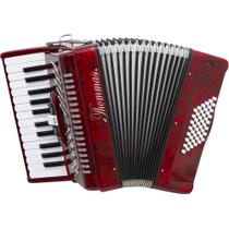 Acordeon 48 Baixos 26 Teclas Ta 4803 Vermelho Thommasi