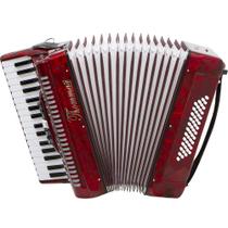 Acordeon 48 Baixos 34 Teclas Ta 4805 Vermelho Thommasi