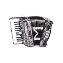 Acordeon 48 Baixos Michael ACM4803N PBK Perolado Com Case Acordeon 48 Baixos Michael ACM4803N PBK Perolado Com Case