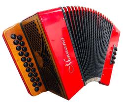 Acordeon 8 Baixos 21 Botões 8/21 (Gaita De Botão) Minuano