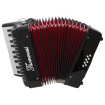 Acordeon 8 Baixos 22 Teclas TA 822 Preto Thommasi Acordeon 8 Baixos 22 Teclas TA 822 Preto Thommasi