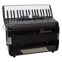 Acordeon 80 Baixos 37 Teclas Ta 8009 Preto Thommasi