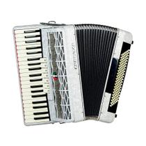 Acordeon Cadenza 80 Baixos CD80/37 Branco Perola C/Bag