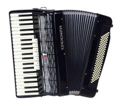 Acordeon Cadenza CD120/41 120 Baixos 41 teclas BK Preto