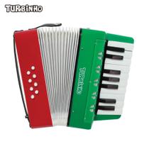 Acordeon Infantil Turbinho 8 baixos e 17 teclas - Turbo Music