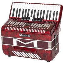 Acordeon Michael 80bx ACM 8007 7/2 37 7 REGISTROS PRD Vinho Acordeon Michael 80bx ACM 8007 7/2 37 7 REGISTROS PRD Vinho