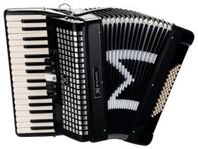 Acordeon Michael ACM6005 SPB Acústico 60 Baixos Preto Sólido