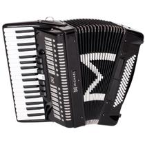 Acordeon Michael ACM8007N 80 Baixos 37 Teclas SPB Preto Solido Acordeon Michael ACM8007N 80 Baixos 37 Teclas SPB Preto Solido