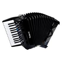 Acordeon roland fr-1x-bk 26 teclas preto com bag Acordeon roland fr-1x-bk 26 teclas preto com bag