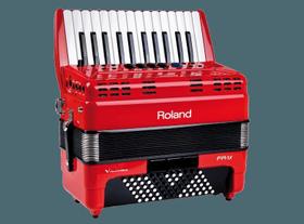 Acordeon Roland Fr-1X-Rd 26 Teclas Red Com Bag