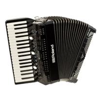 Acordeon Roland Fr-4X-Bk Eletrico 37 Teclas 120Bx Preto Com Bag
