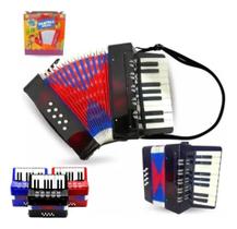 Acordeon Sanfona Gaita Infantil 8 Baixos Brinquedo Crianças