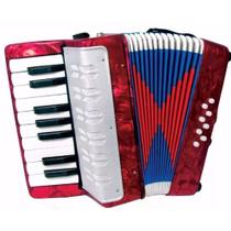 Acordeon Sanfona Gaita Infantil 8 Baixos Brinquedo Crianças