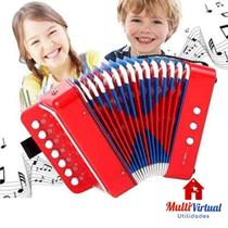 Acordeon Sanfona Infantil 10 Toques 14 Sons - FUN GAME