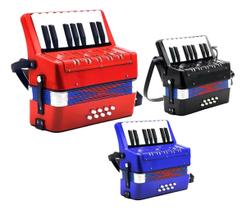 Acordeon Sanfona Infantil 8 baixos Colors