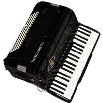 Acordeon Todeschini YW827 Preto 41 Teclas E 120 Baixos Com Bag