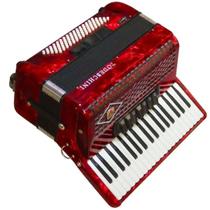 Acordeon Todeschini YW870 37 Teclas E 80 Baixos Vermelho Com Bag Acordeon Todeschini YW870 37 Teclas E 80 Baixos Vermelho Com Bag