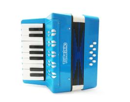 Acordeon turbo 104 infantil azul claro