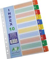 ACP 755, Divisória Fichário Plástica, Multicolor