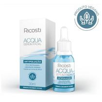 Acqua serum facial antipoluicao 30 ml - ricosti (azul/branco)