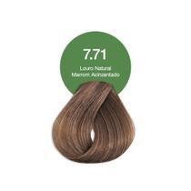 Acquaflora 7.71 Louro Natural Marrom Acinzentado Coloração Creme Permanente Vegana