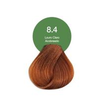 Acquaflora 8.4 Louro Claro Acobreado Coloração Creme Permanente Vegana