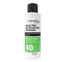 Acquaflora Água Oxigenada Emulsão Reveladora Vegana 40vol 120ml