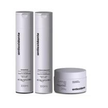 Acquaflora Antioxidante Kit Sh+cond+masc Secos E Danificados