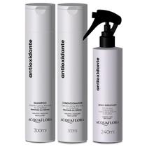 Acquaflora Antioxidante Normais - Kit Sh + Cond + Spray