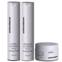 Acquaflora - Antioxidante Secos - Kit Sh + Cond + Másc