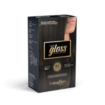 Acquaflora Coloração Kit Gloss 6.1 Louro Escuro Acinzentado