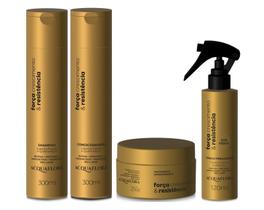 Acquaflora Força Cresc e Resist Kit Sh+Cond+Trat Cond+Tônico Acquaflora Força Cresc e Resist Kit Sh+Cond+Trat Cond+Tônico