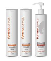 Acquaflora Forma Curvas Kit Shampoo Cond e Modelador Crespos
