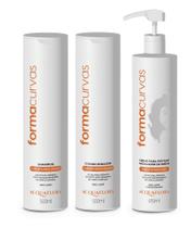 Acquaflora Forma Curvas Kit Shampoo Cond e Modelador Ondas