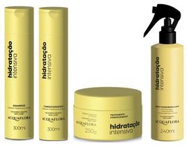 Acquaflora Hidratação Intensiva Sh + Cond + Masc + Spray Acquaflora Hidratação Intensiva Sh + Cond + Masc + Spray