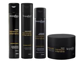 Acquaflora Hidratação Intensiva Shampoo+Condicionador 300ml+Mascara 250ml+Hidrat. s/ Enxague 240ml
